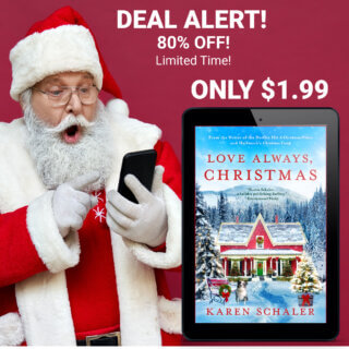 DEAL ALERT! NEW NOVEL LOVE, ALWAYS, CHRISTMAS ONLY $1.99!