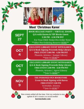 Meet “Christmas Karen” Holiday Events Coming Up!