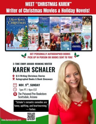 Author and Screenwriter Karen Schaler Christmas Event at The Poisoned Pen Bookstore