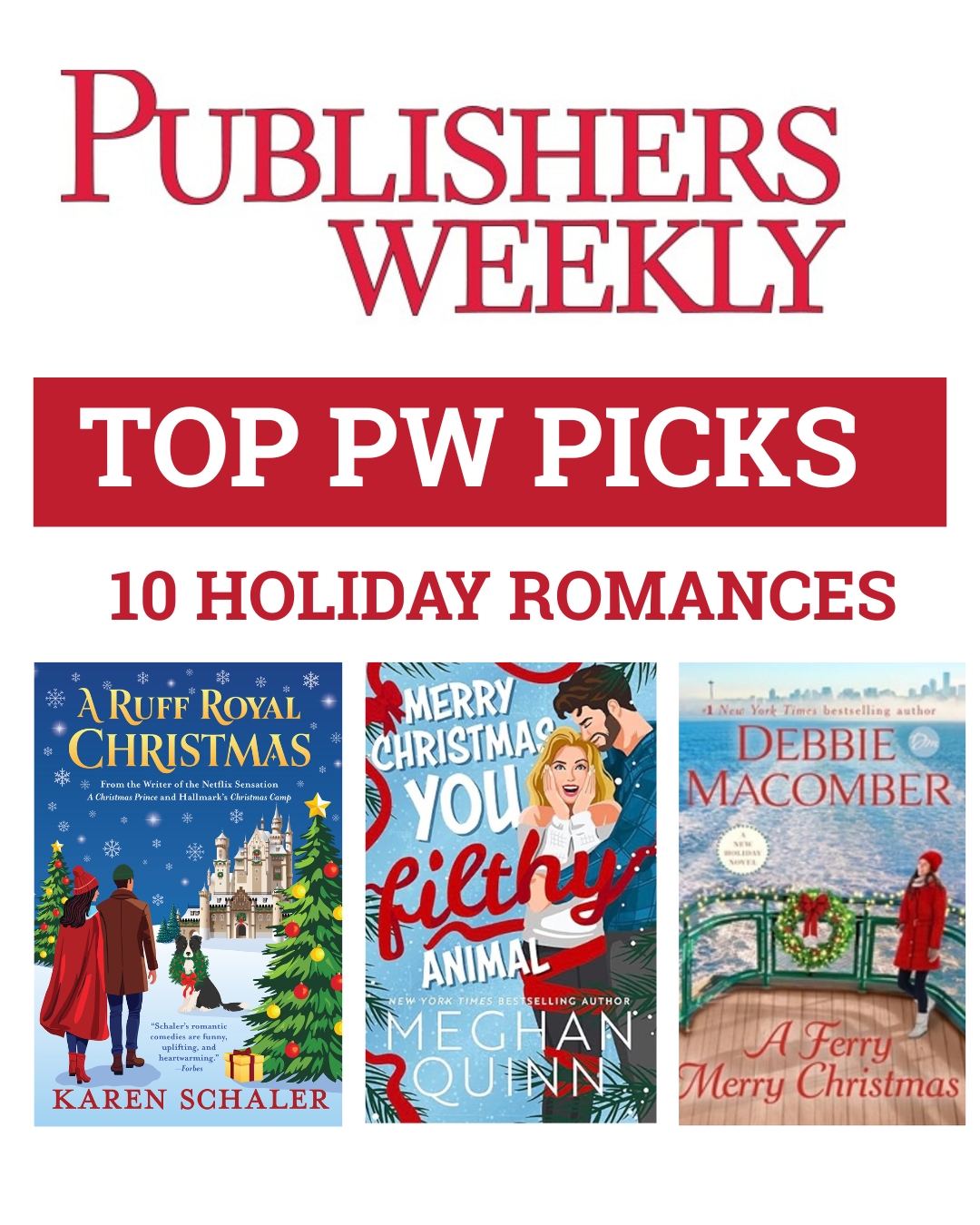 PW PICKS: 10 Holiday Romance Includes A Ruff Royal Christmas