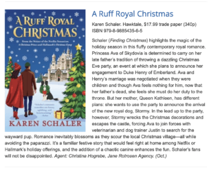 A Ruff Royal Christmas Featured in Publishers Weekly 10 Holiday Romances Picks